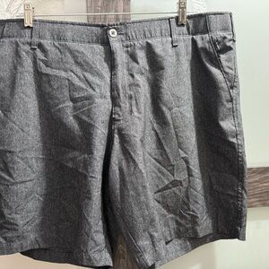 Swiss Tech Charcoal Flat Front Shorts